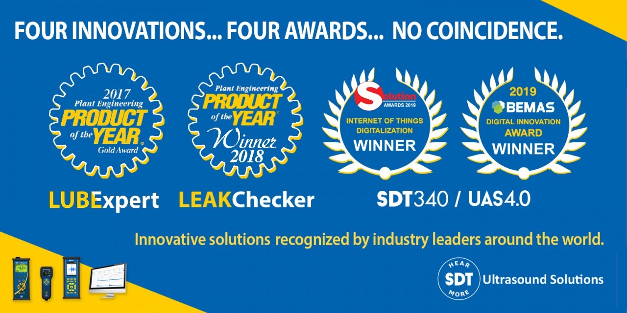 SDT Ultrasound Awards Product of the year LUBExpert LEAKChecker SDT340